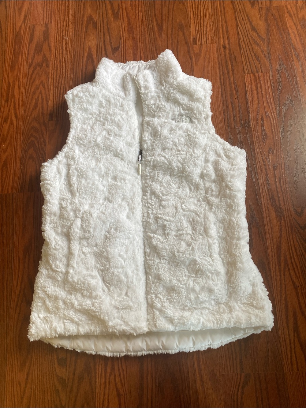 The North Face White Quilted reversible Vest - Picture 5 of 6